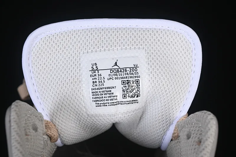 All categories Air Jordan Jordan series basketball shoes Air Jordan 1 Mid Air Jordan 1 Mid AJ1 Joe 1 white wheat Chinese culture and leisure sneakers DQ8426-200